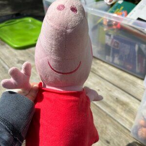 Peppa Pig Plush Stuffed Animal Highly Detail Multicolor‎ 9 Inch Pink Plush
